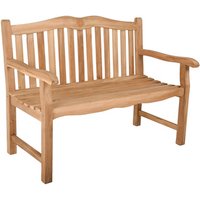 GARDEN PLEASURE Bank »ROMANG«, Teakholz, BxHxT: 120 x 92 x 63 cm - braun von Garden Pleasure