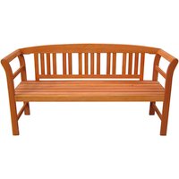 GARDEN PLEASURE Gartenbank »Harland«, Holz, BxHxT: 157 x 83 x 45 cm - braun von Garden Pleasure