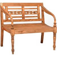 GARDEN PLEASURE Gartenbank »Moyo«, Mahagoni-Holz, BxHxT: 100 x 91 x 46 cm - braun von Garden Pleasure