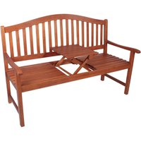 GARDEN PLEASURE Gartenbank »Phuket«, Holz, BxHxT: 150 x 105 x 63 cm - braun von Garden Pleasure
