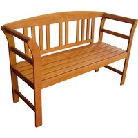 GARDEN PLEASURE Gartenbank »San Jose«, Holz, BxHxT: 130 x 82 x 45,5 cm - braun GARDEN PLEASURE Gartenbank »San Jose«, Holz, BxHxT: 130 x 82 x 45,5 cm - braun von Garden Pleasure