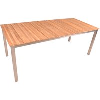 GARDEN PLEASURE Gartentisch »DALLAS«, BxL: 90 x 200 cm, Teakholz - beige von Garden Pleasure