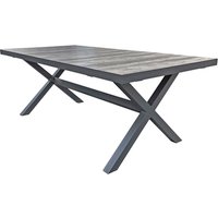 GARDEN PLEASURE Gartentisch »RANA«, BxL: 100 x 202 cm, Keramik - grau von Garden Pleasure