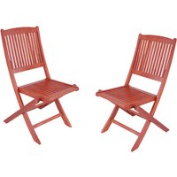 GARDEN PLEASURE Klappstuhl »Stockholm«, BxTxH: 48  x 38,5  x 90  cm, Holz - braun von Garden Pleasure