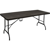 GARDEN PLEASURE Klapptisch »Tabora«, mit Kunststoff-Tischplatte, BxTxH: 180 x 74,5 x 73 cm - braun von Garden Pleasure