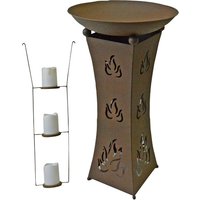 GARDEN PLEASURE Pflanzschale, ØxH: 47,5 x 93 cm, rostfarben - braun GARDEN PLEASURE Pflanzschale, ØxH: 47,5 x 93 cm, rostfarben - braun von Garden Pleasure