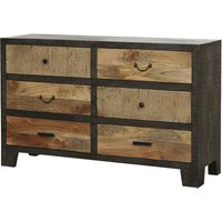 GARDEN PLEASURE Sideboard »TARIM«, mehrfarbig, Mangoholz - braun von Garden Pleasure