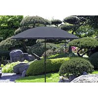 GARDEN PLEASURE Sonnenschirm, rund - grau von Garden Pleasure