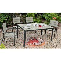 GARDEN PLEASURE Stapelstuhl »Olivia«, BxTxH: 55 x 57 x 88 cm, Aluminium - grau GARDEN PLEASURE Stapelstuhl »Olivia«, BxTxH: 55 x 57 x 88 cm, Aluminium - grau von Garden Pleasure