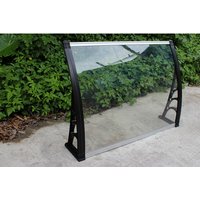 GARDEN PLEASURE Vordach, 80x100cm,PC transparent von Garden Pleasure