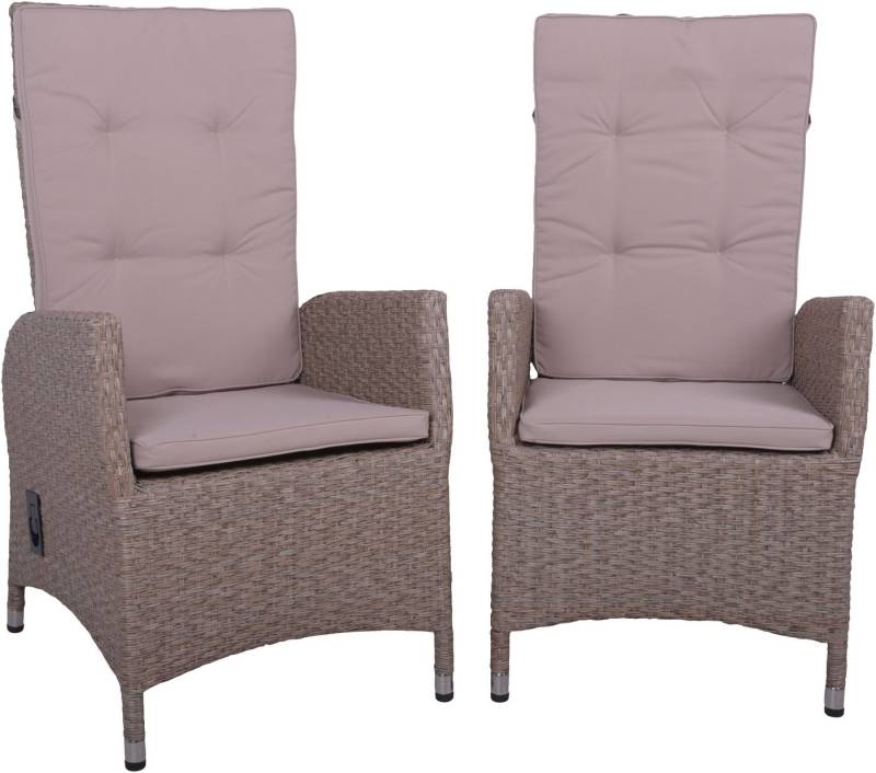 Garden Pleasure Armlehnstuhl BRAGA, 2er Set von Garden Pleasure
