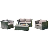 Garden Pleasure Loungegruppe Avila grau Kunststoff, Metall, 12-teilig von Garden Pleasure