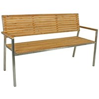 Garden Pleasure Gartenbank DENVER 304771 braun Holz 150,0 cm von Garden Pleasure