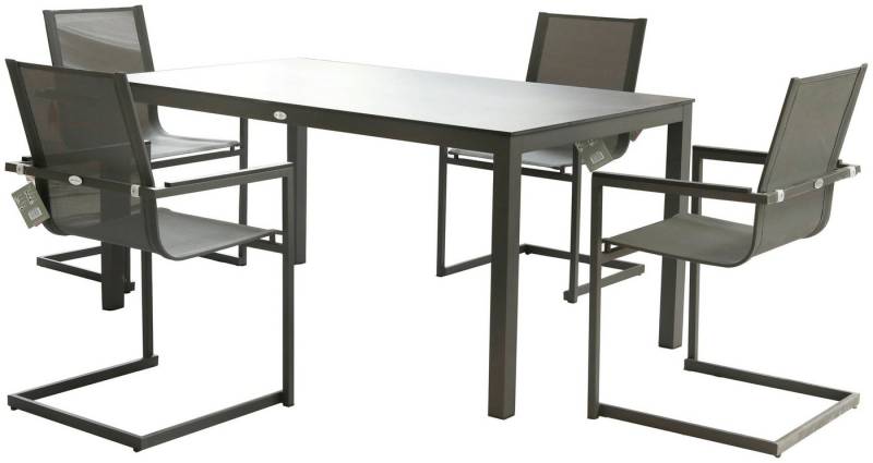 Garden Pleasure Garten-Essgruppe SOPHIA, (5-tlg), robustes Tischdesign von Garden Pleasure