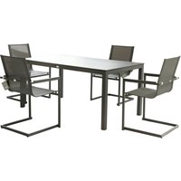 Garden Pleasure Garten-Essgruppe "SOPHIA" 5 Stk. tlg. robustes Tischdesign von Garden Pleasure