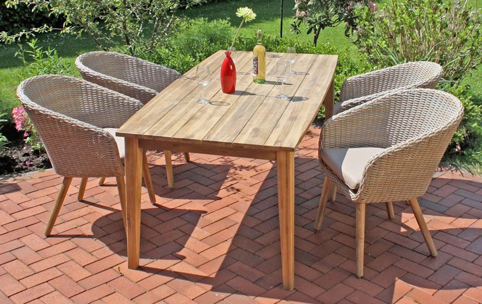Garden Pleasure Garten-Essgruppe VISALIA von Garden Pleasure
