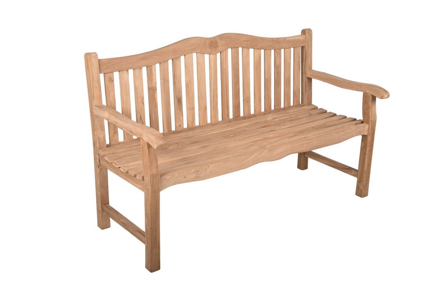 Garden Pleasure Gartenbank, Bank ROMANG, 3-Sitzer Holz Teak Gartenbank Bank Garten Möbel von Garden Pleasure