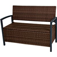 Garden Pleasure Gartenbank "Ferrara" mit Staufach, BxTxH: 117x58x86 cm, verschiedene Farben von Garden Pleasure