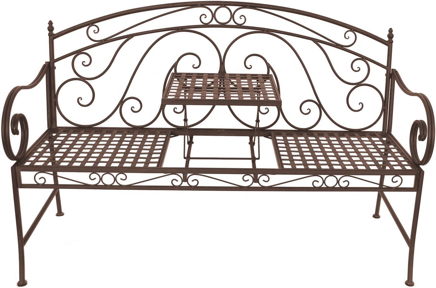 Garden Pleasure Gartenbank Saket, mit hochklappbarem Tisch, BxTxH: 141x53x96 cm von Garden Pleasure