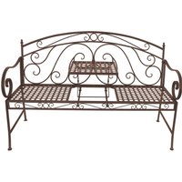Garden Pleasure Gartenbank "Saket" mit hochklappbarem Tisch, BxTxH: 141x53x96 cm von Garden Pleasure