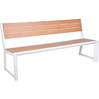 Garden Pleasure Gartenbank VENICE 305471 braun Metall 180,0 cm Garden Pleasure Gartenbank VENICE 305471 braun Metall 180,0 cm von Garden Pleasure