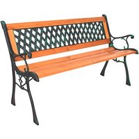 Garden Pleasure Gartenbank Windsor 304901 braun Holz 125,0 cm von Garden Pleasure