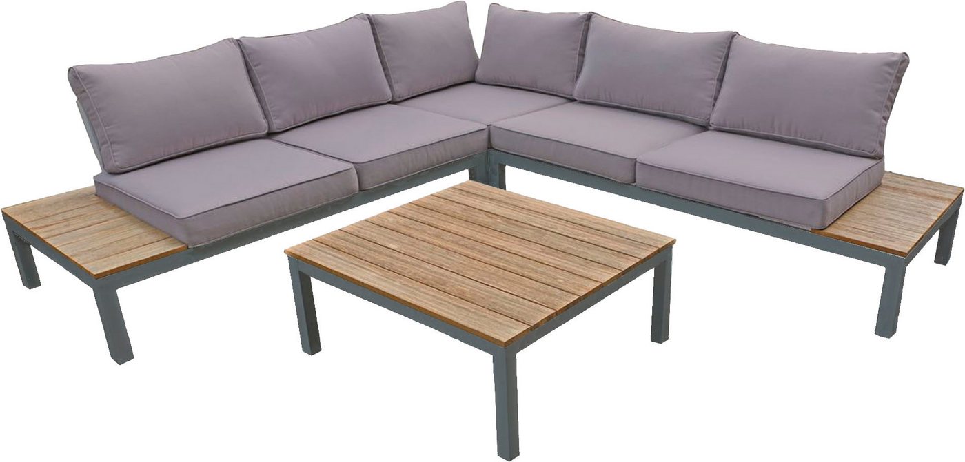 Garden Pleasure Gartenlounge-Set »VALENTINA«, (4-tlg), 1 Sofa, Tisch LxB: 80x39 cm von Garden Pleasure