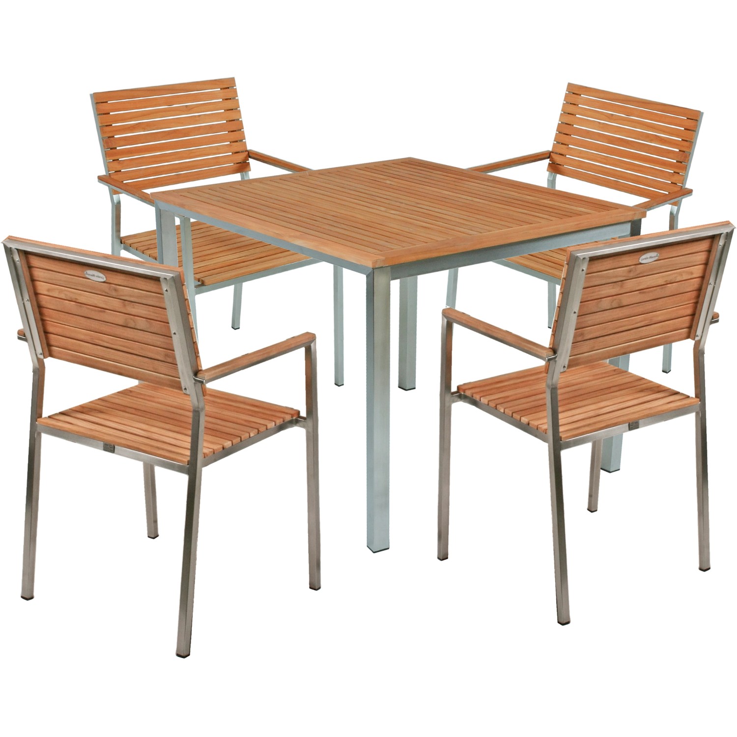 Garden Pleasure Gartenmöbel-Set-01 Denver 5-teilig Teak FSC® von Garden Pleasure