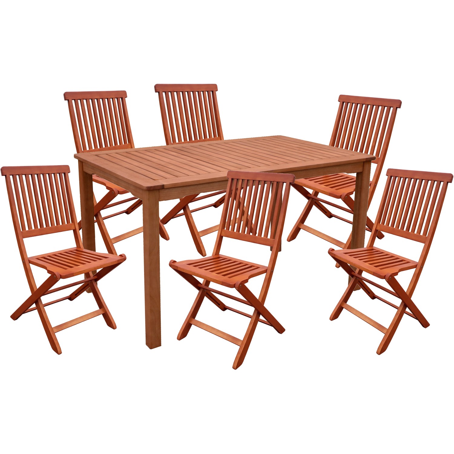 Garden Pleasure Gartenmöbel-Set Angwin-Pittsburgh 7-teilig Teak FSC® von Garden Pleasure