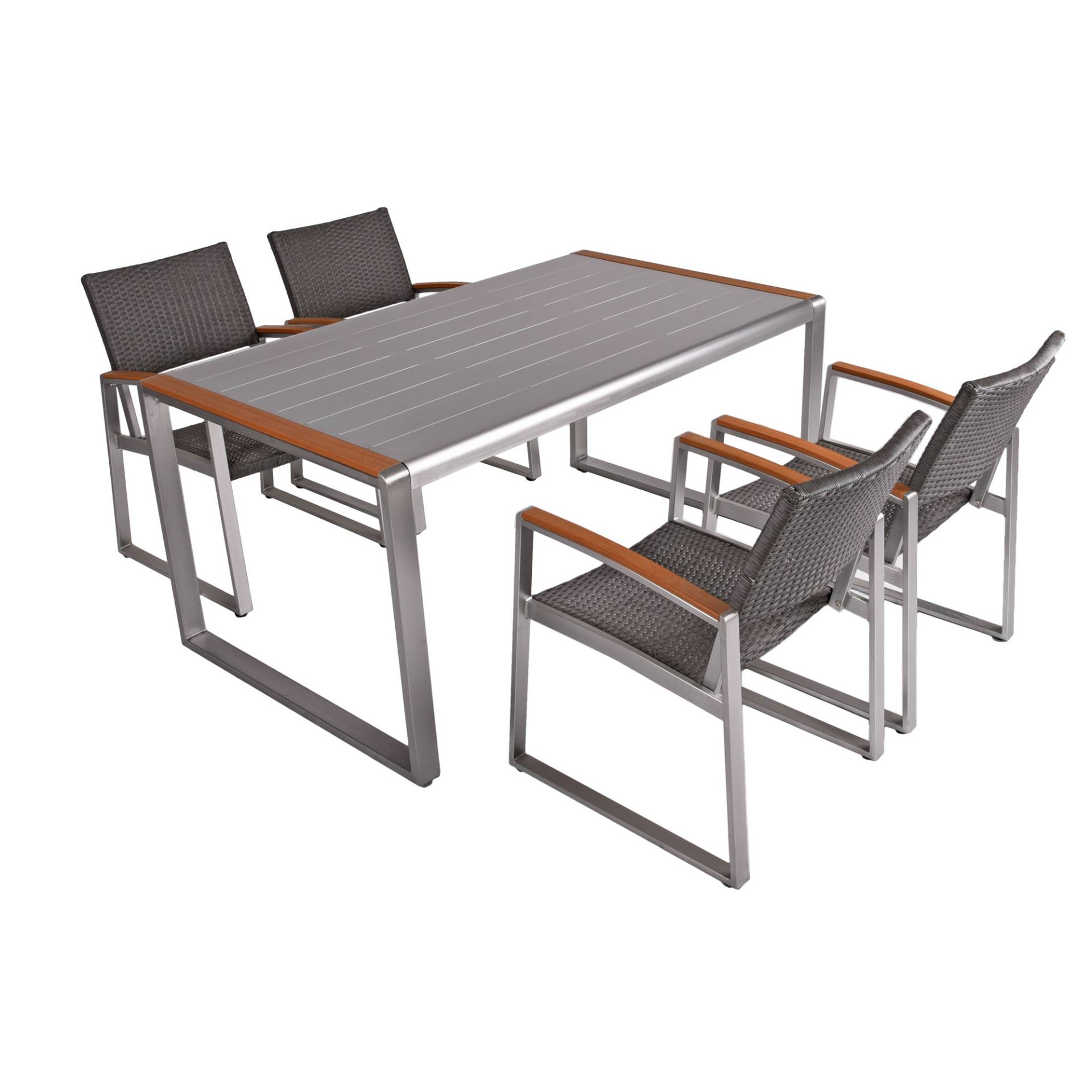 Garden Pleasure Gartenmöbel-Set 'Ava' grau 5-teilig Garden Pleasure Gartenmöbel-Set 'Ava' grau 5-teilig von Garden Pleasure