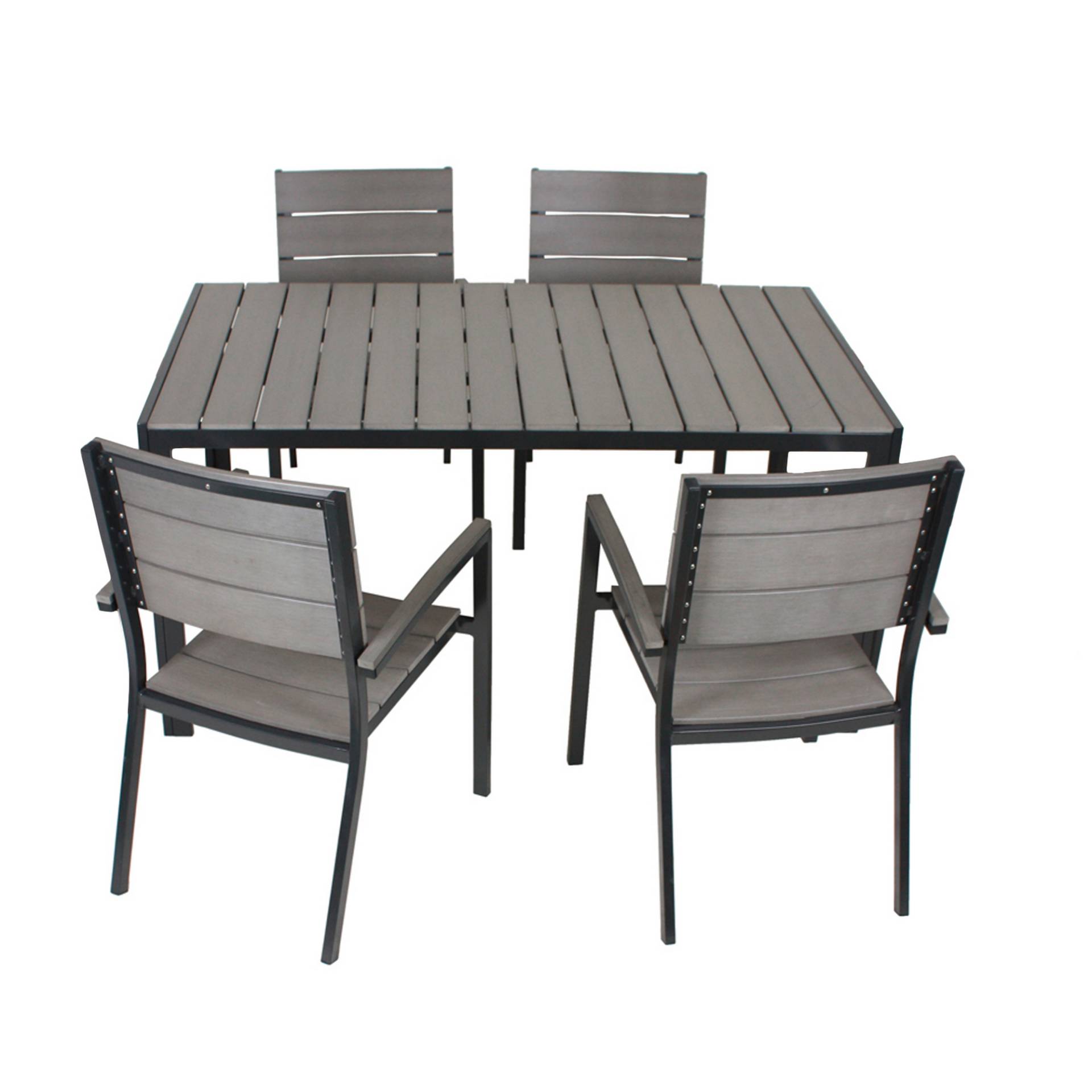 Garden Pleasure Gartenmöbel-Set 'Olivia' anthrazit 5-teilig Garden Pleasure Gartenmöbel-Set 'Olivia' anthrazit 5-teilig von Garden Pleasure