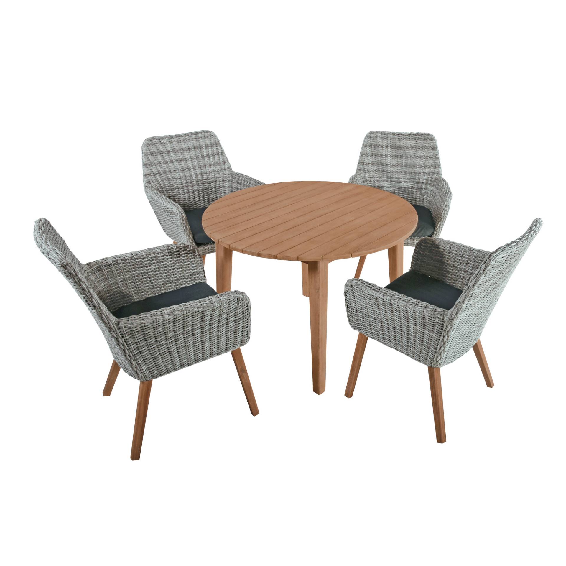 Garden Pleasure Gartenmöbel-Set 'Rapallo/Arvada' braun 5-teilig Garden Pleasure Gartenmöbel-Set 'Rapallo/Arvada' braun 5-teilig von Garden Pleasure