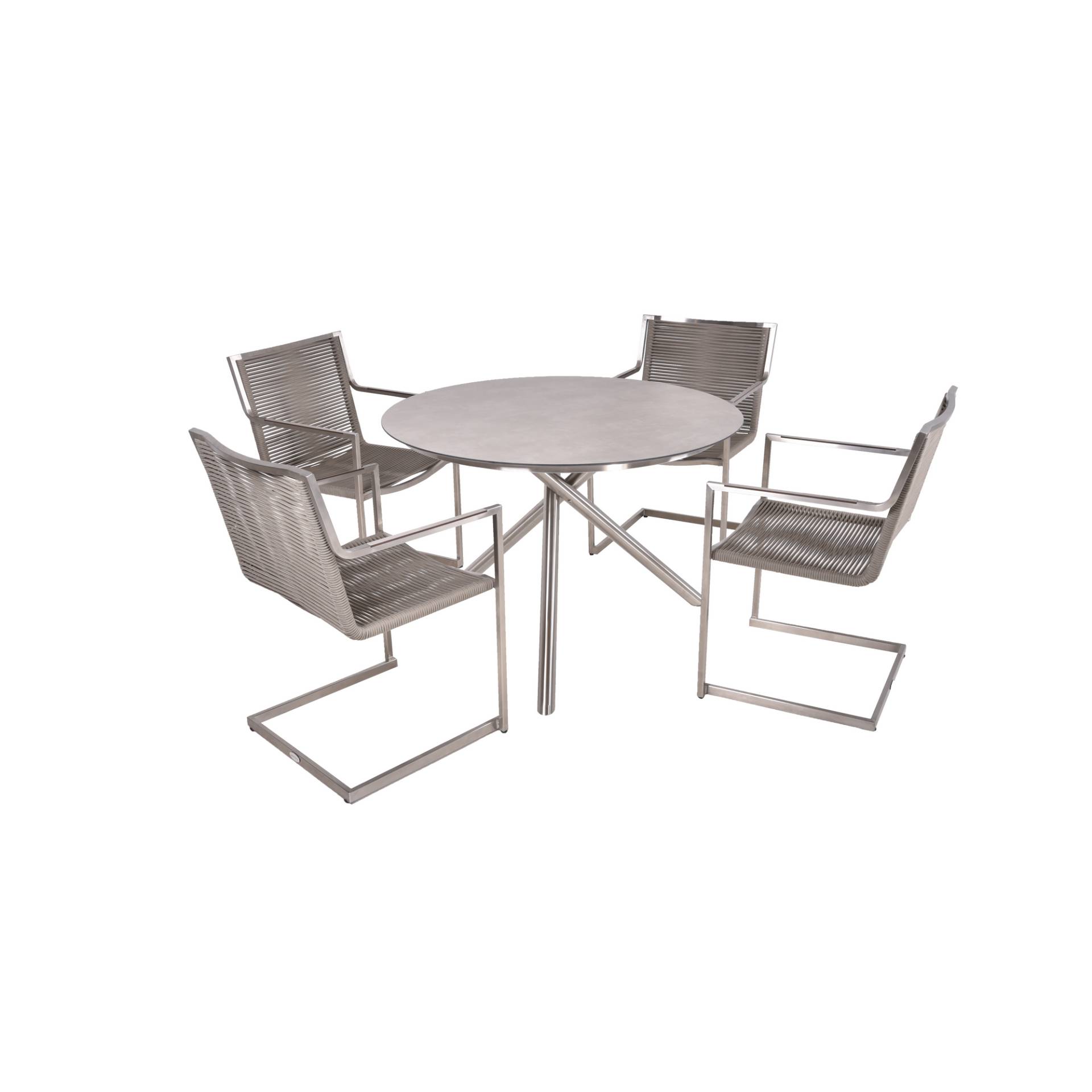 Garden Pleasure Gartenmöbel-Set 'Sienna' silbern 5-teilig Garden Pleasure Gartenmöbel-Set 'Sienna' silbern 5-teilig von Garden Pleasure