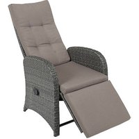 Garden Pleasure Gartenstühle mit Armlehnen SALERNO grau, Metall, 2 St. von Garden Pleasure