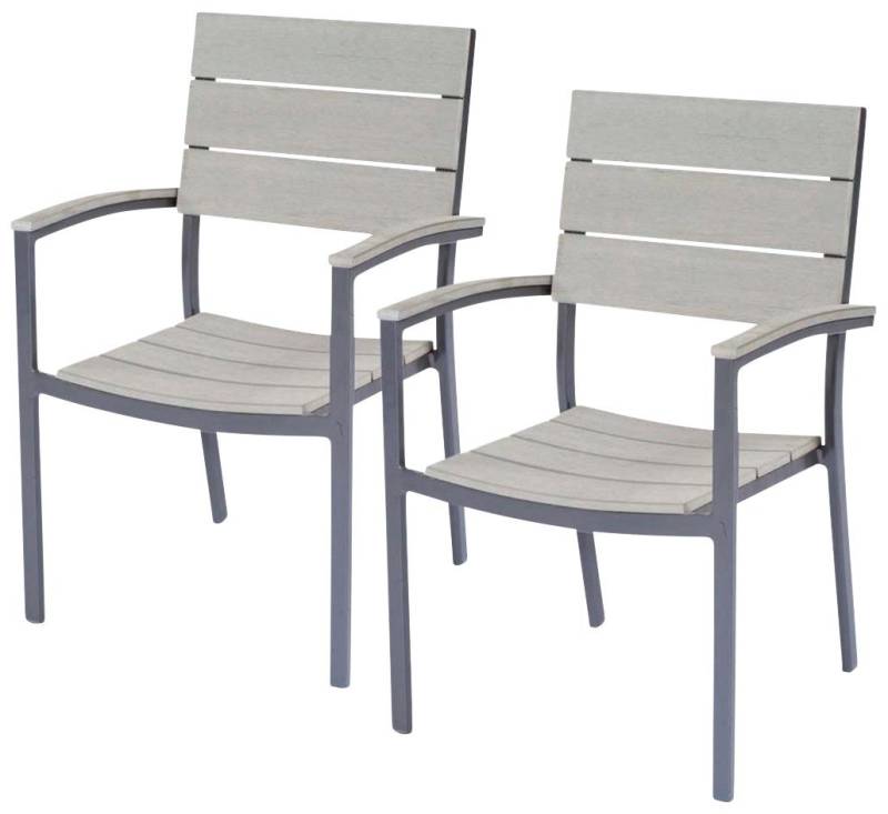 Garden Pleasure Gartenstuhl OLIVIA (Set, 2 St), 2er Set, Polyrattan von Garden Pleasure