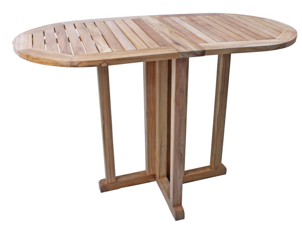 Garden Pleasure Gartentisch (1-St), Teak Balkontisch Solo Garten Holz Esstisch Tisch Möbel klappbar von Garden Pleasure