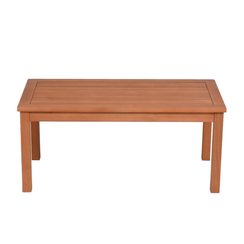 Garden Pleasure Gartentisch Lansing Rechteckig Braun 44 cm x 90 cm von Garden Pleasure