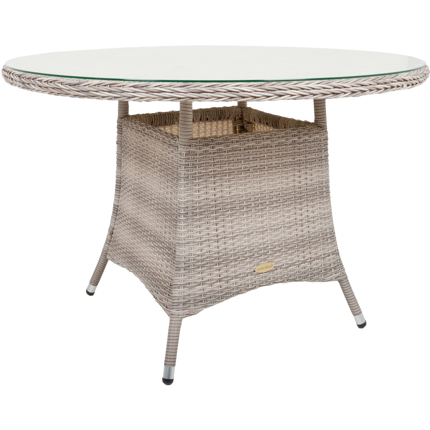 Garden Pleasure Gartentisch Rund Ø 111 cm von Garden Pleasure