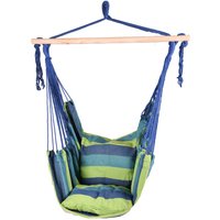 Hängesessel TOBAGO blau/ grün von Garden Pleasure
