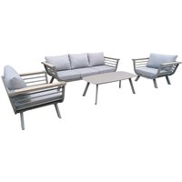 Garden Pleasure Lounge-Gruppe AROA, 4-tlg., 3-Sitzer Sofa von Garden Pleasure