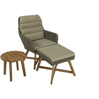 Lounger-Set CALVIA, coffee von Garden Pleasure
