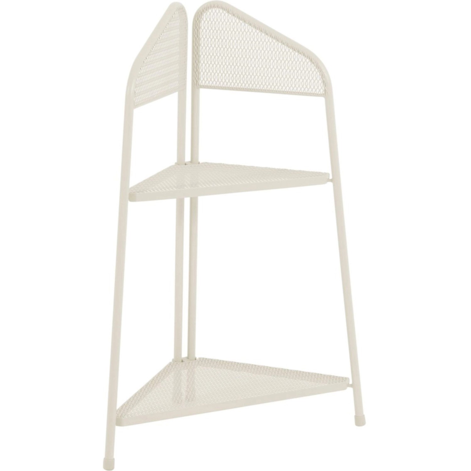 Garden Pleasure Mwh Eckregal Ekko 100 cm x 48 cm x 48 cm Beige von Garden Pleasure