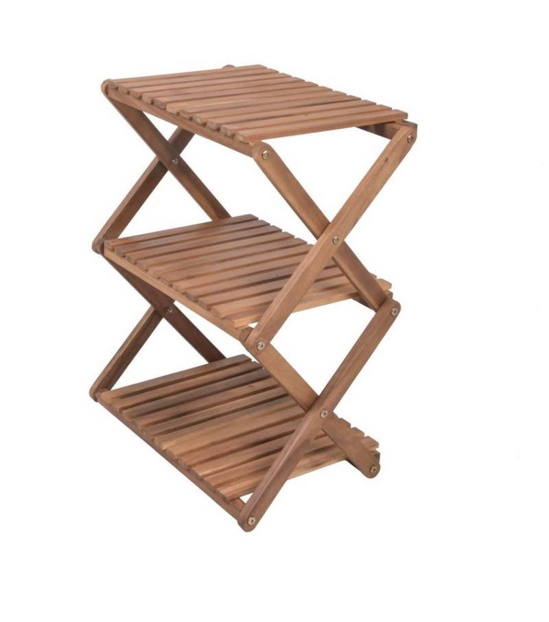 Garden Pleasure Pflanzentreppe Pflanzregal Klappregal TULSA mit 3 Ebenen von GardenPleasure von Garden Pleasure