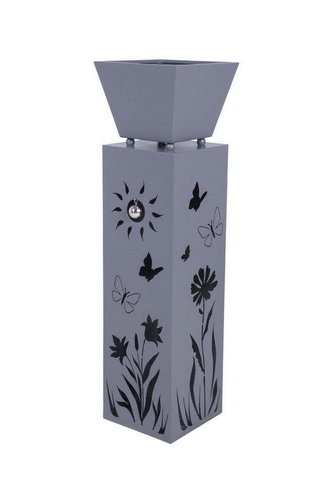 Garden Pleasure Pflanzkübel, Pflanzsäule mit Blumenmotiv NOVELLA von Garden Pleasure