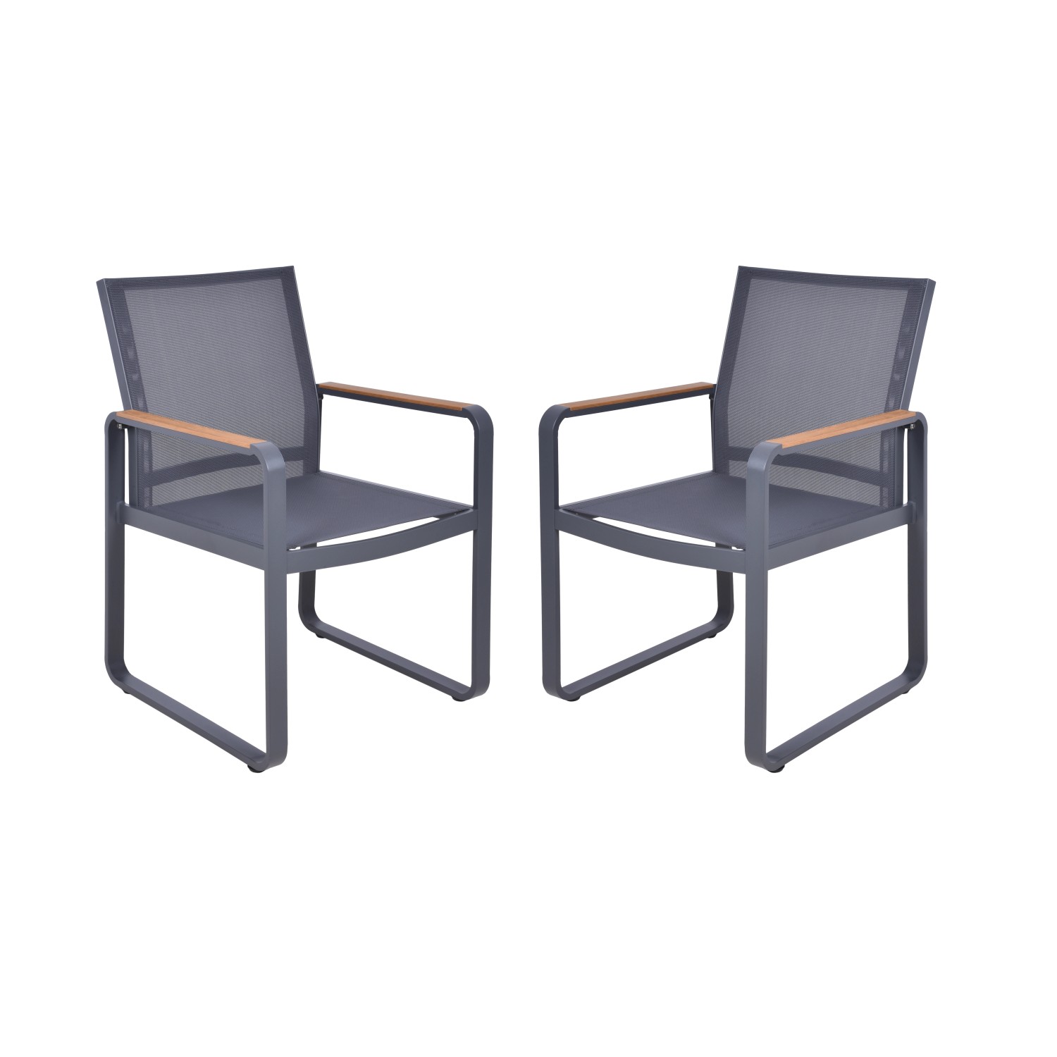 Garden Pleasure Sessel Silea 2er Set 85 cm x 56 cm x 60 cm Braun-Schwarz Garden Pleasure Sessel Silea 2er Set 85 cm x 56 cm x 60 cm Braun-Schwarz von Garden Pleasure