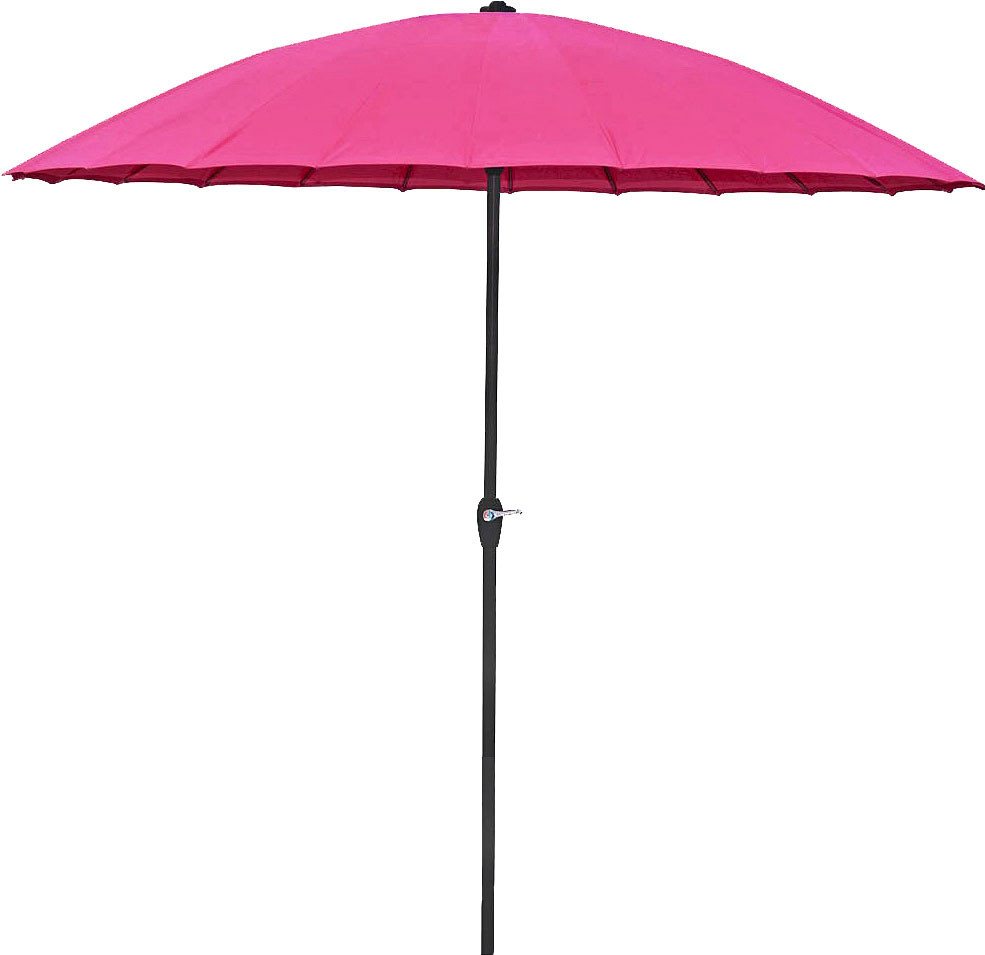 Garden Pleasure Sonnenschirm, mit 24 Streben, pink von Garden Pleasure