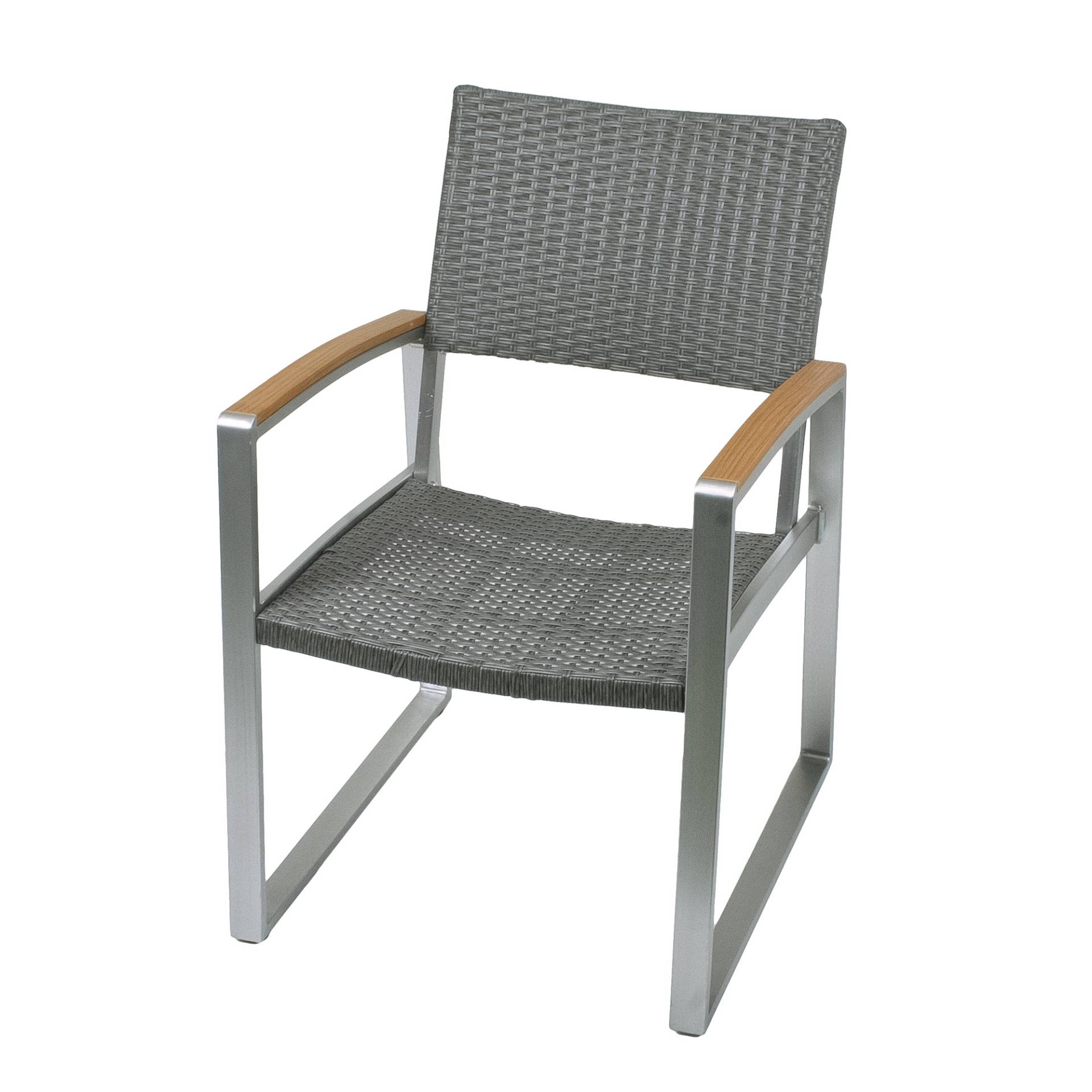 Garden Pleasure Stuhl 'Ava' 2er-Set grau/hellbraun 56 x 84 x 66 cm 2er-Set Garden Pleasure Stuhl 'Ava' 2er-Set grau/hellbraun 56 x 84 x 66 cm 2er-Set von Garden Pleasure