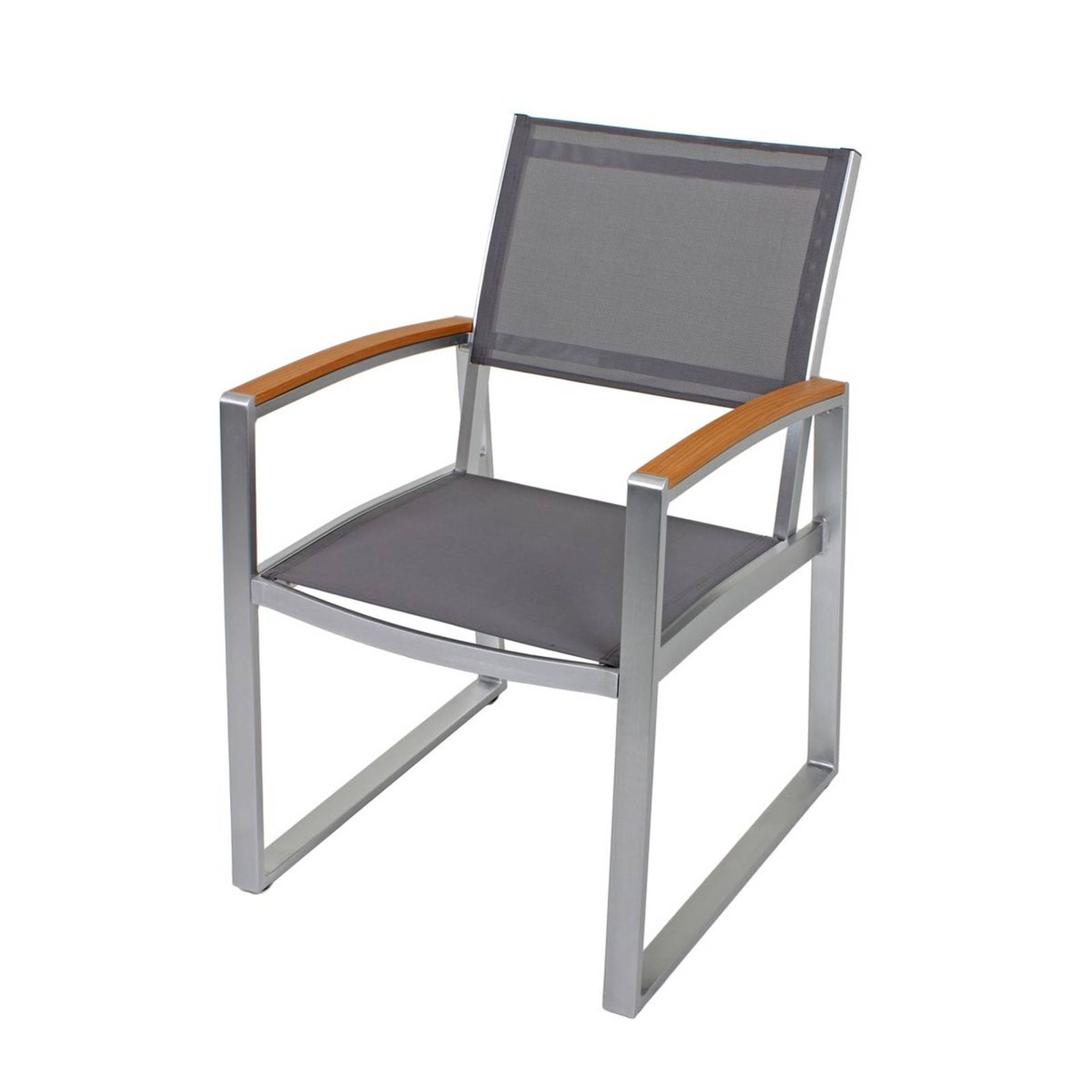 Garden Pleasure Stuhl 'Ava' grau/hellbraun 56 x 84 x 66 cm 2er-Set Garden Pleasure Stuhl 'Ava' grau/hellbraun 56 x 84 x 66 cm 2er-Set von Garden Pleasure