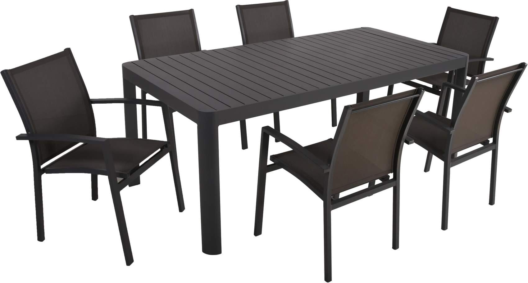 Garten Ausziehtisch Tischgruppe AMIRA 7-tlg. mit 6 x Stuhl ELENA Garten Ausziehtisch Tischgruppe AMIRA 7-tlg. mit 6 x Stuhl ELENA von Garden Pleasure