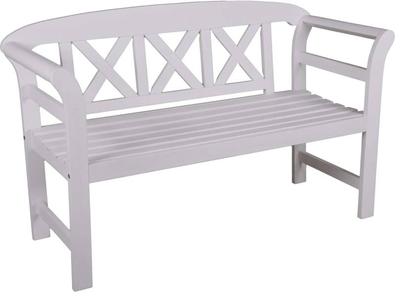 Gartenbank VANCOUVER aus Eukalyptus white washed 2-sitzig von Garden Pleasure